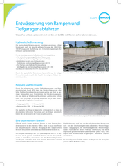 Flyer Ratgeber Rinnen an Rampen