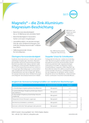 Flyer BIRCO Magnelis® – die Zink-Aluminium-Magnesium-Beschichtung